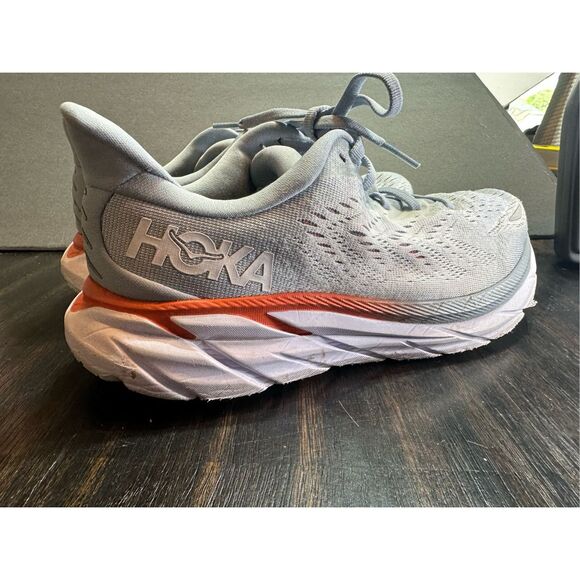 Hoka Clifton size 8W sneakers/ running shoes *flaw* - Picture 1 of 13